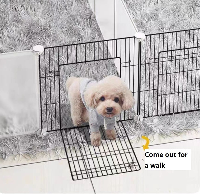 Dog Pen Indoor Dog Cage Small Medium Dog Home Isolation Door Pet