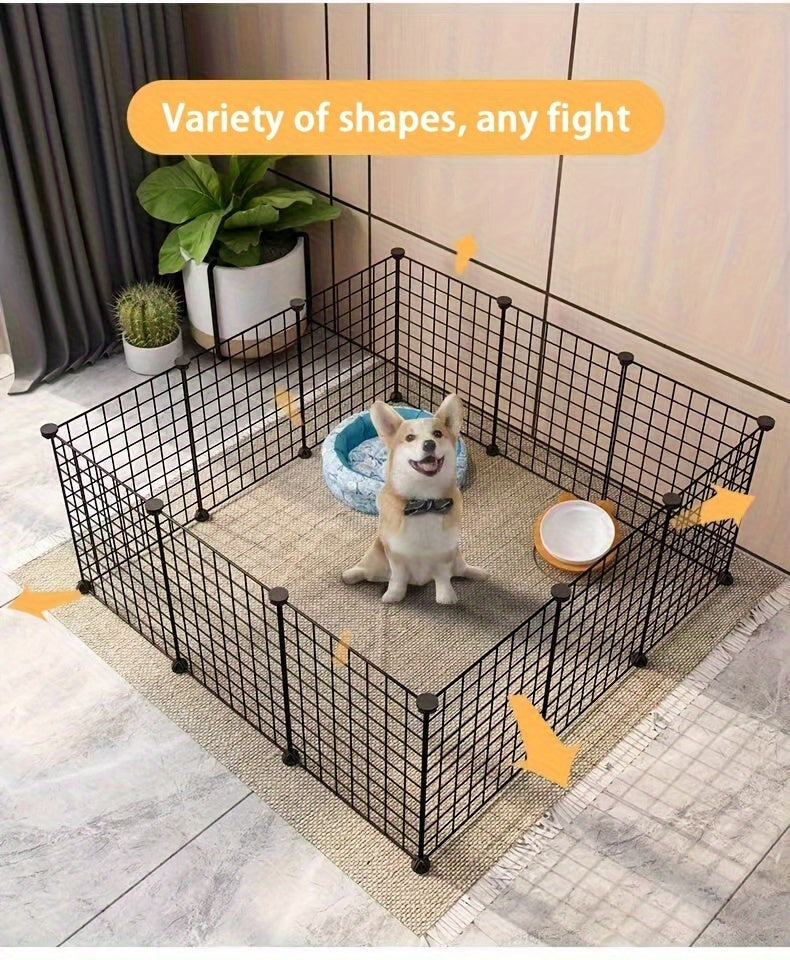 Dog Pen Indoor Dog Cage Small Medium Dog Home Isolation Door Pet